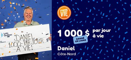 Gagnant Grande Vie