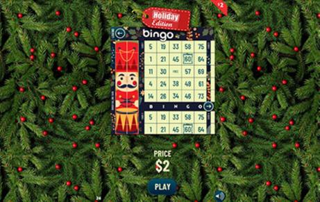 Bingo holiday edition step 1