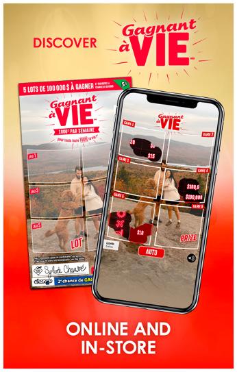 Discover Gagnant à vie - Online and in-store