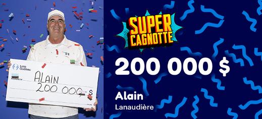 Gagnante à Super cagnotte