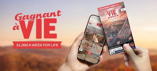 Gagnant à vie - $1,000 a week for life