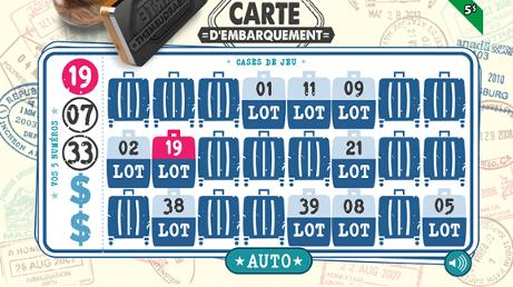 Carte d'embarquement