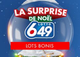 La suprise du mois - Lotto 6/49 - Lots bonis