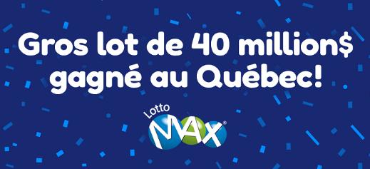 Gagnants Lotto Max 