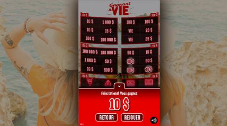 Gagnant à vie