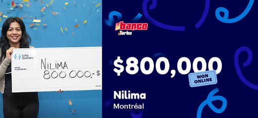 Nilima - Winner Banco Turbo option 