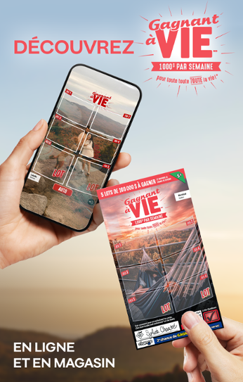 Découvrez Gagnant à vie - En ligne et en magasin
