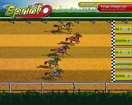 Horse race ($2 selection)