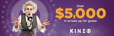 Halloween Promo – Kinzo - Up for grabs: Over $5,000 in prizes!  