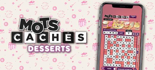 Mots cachés Desserts