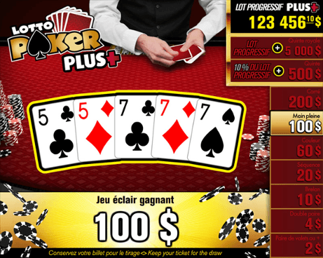 lotto poker plus