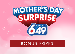 The suprise of the month - Lotto 6/49 - Bonus prizes