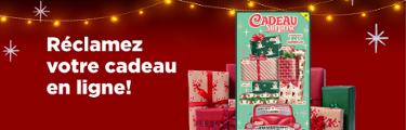 Réclamez votre cadeau en ligne!