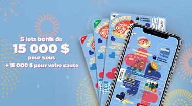 La Poule aux œufs d'or - 5 lots bonis de 15 000 $