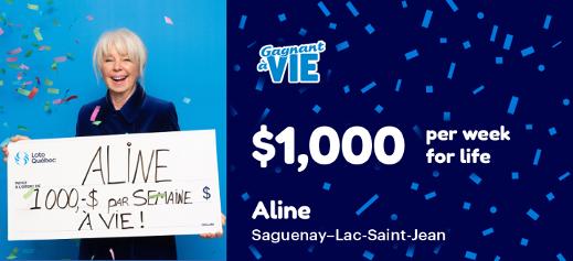 Aline, our winner