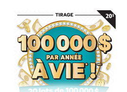 100 000 $ par année à vie