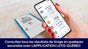 Consultez tous les résultats de tirage en quelques secondes avec l'application Loteries