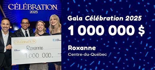 Gagnante Gala Célébration 2025 