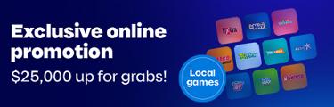 Exclusive online promotion - $25,000 up for grabs!