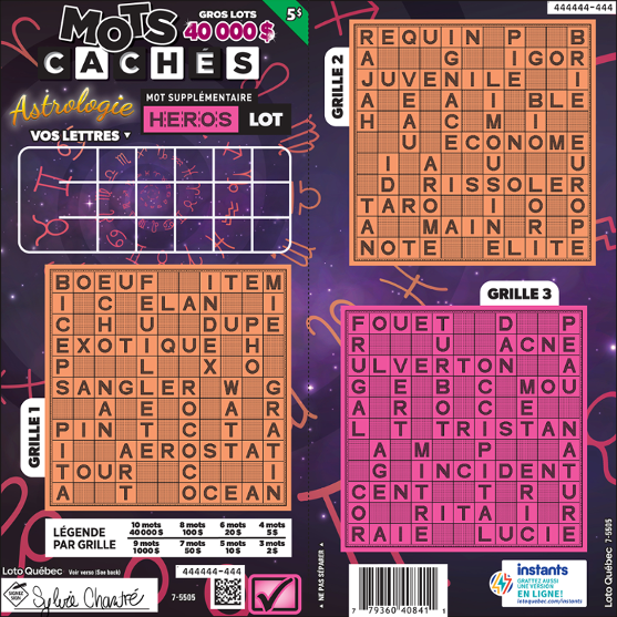 Mots cachés Astrologie