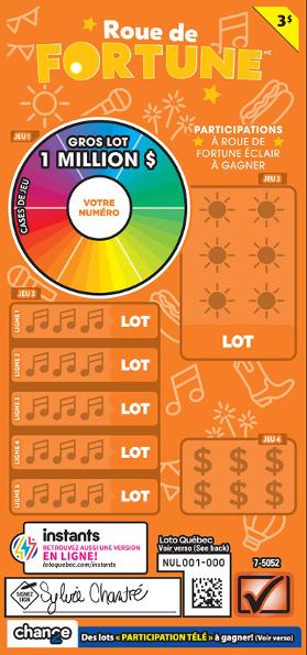 Roue de fortune chez vous!