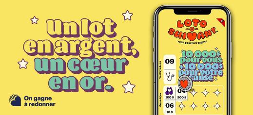 Loto-o-suivant - Un lot en argent, un cœur en or