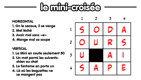 Tirage du 29 août