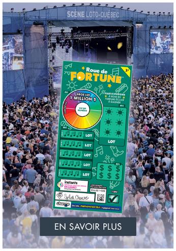 Roue de fortune 3 $ - Jouez en magasin