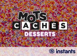 Mots cachés Desserts