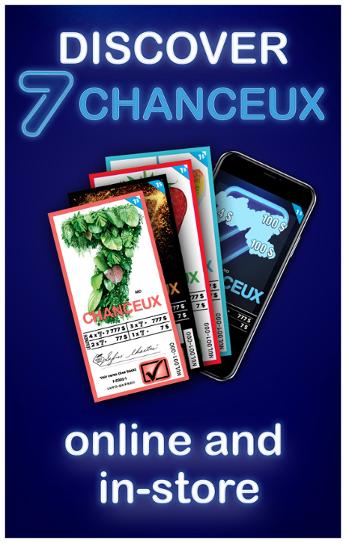 DIscover 7 chanceux online and in-store