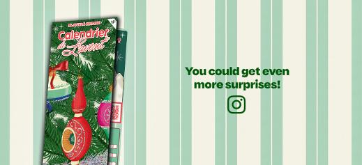 Calendrier de l'avent - You could get even more surprises!