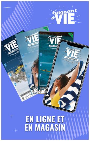 Découvrez Gagnant à vie - En ligne et en magasin