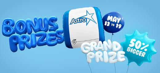 Astro bonus prizes
