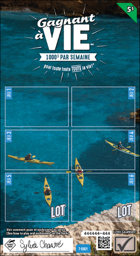 Billet Gagnant à vie