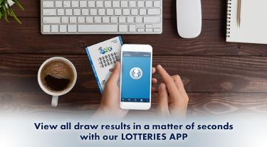 View all draw results in a matter of seconds with our Lotteries app