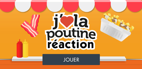 J'aime la poutine réaction