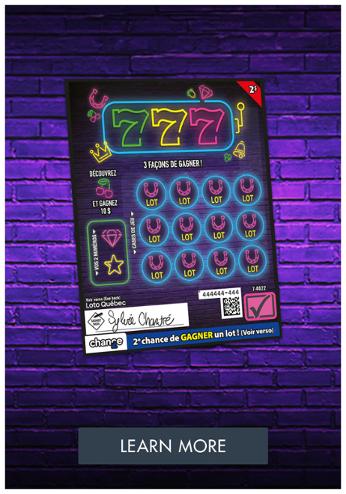 Scratch ticket 777 at $2