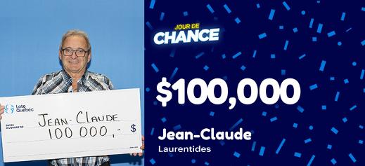 Jour de chance - Jean-Claude, winner