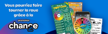 Roue de fortune - Vous pourriez faire tourner la rue grâce à la promotion 2e chance