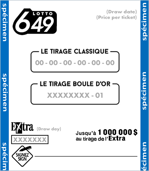 Lotto 649 and on sale extra winning numbers