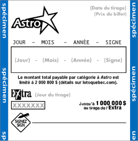 Astra Canada Loterie