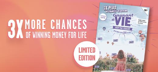 Limited-edition Gagnant à vie - 3z mor chances of winning money for life