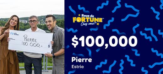 Roue de fortune winner
