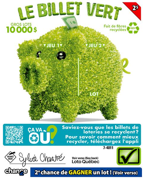 Le billet vert - Lotteries - Loto-Québec